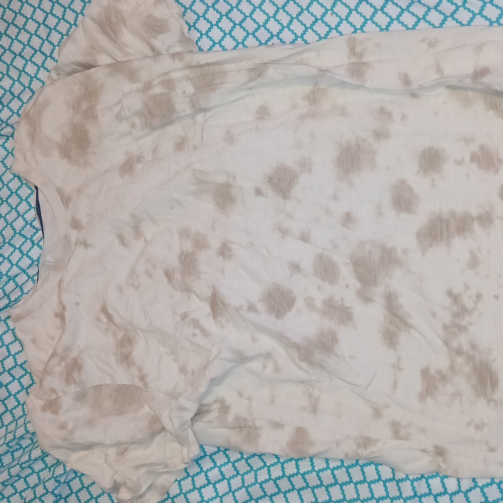 GAP, XL, cream/tan tie dye